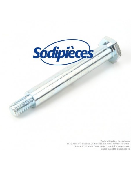 Axe de roue Ø 12,7 x 76,2 mm