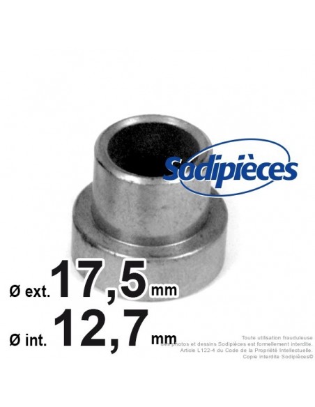 Bague d'adaptation pour poulies Ø int 12,7. Ø 17,5