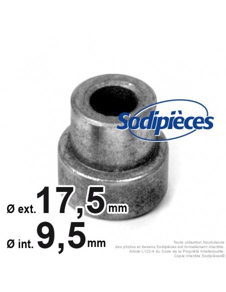 Bague d'adaptation pour poulies Ø int 9,5. Ø 17,5