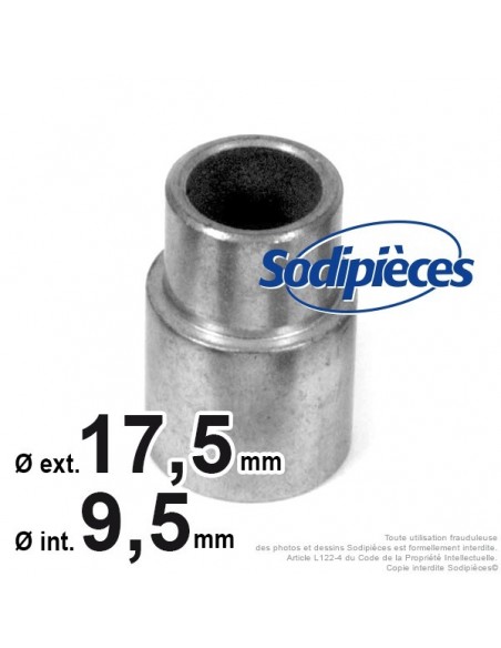 Bague d'adaptation pour poulies Ø int 9,5. Ø 17,5