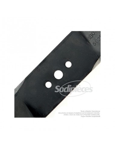 Lame tondeuse 39 cm.Al. 12,4 mm. Pour Husqvarna