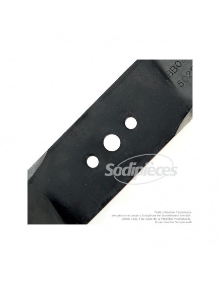 Lame tondeuse 39 cm.Al. 12,4 mm. Pour Husqvarna