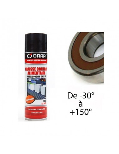 Graisse transparente pour roulement. -30° à +150°C. 400 ml