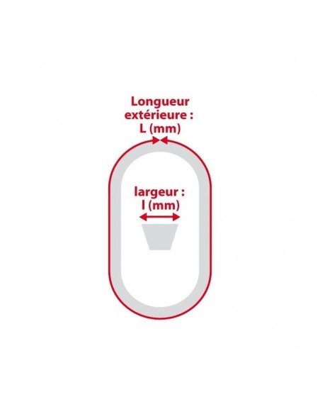 Courroie tondeuse 1600DS8M25 Double Denture. 25 mm x 1600 mm.
