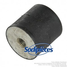 Silent bloc universel 25 x 25, Femelle M6, Femelle M6 2