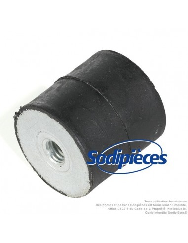 Silent bloc universel 30 x 30, Femelle M8, Femelle M8