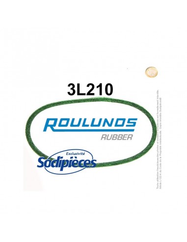Courroie tondeuse 3L210 Roulunds Continental 9,5 x 6 x 533 mm