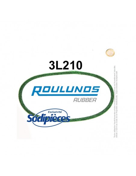Courroie tondeuse 3L210 Roulunds Continental 9,5 x 6 x 533 mm