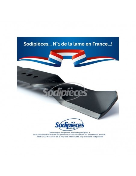 Lame tondeuse 41 cm. Al. 10,2 mm. Pour Husqvarna