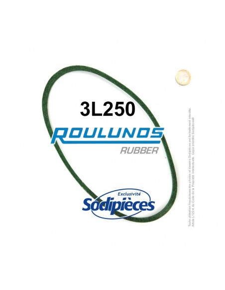 Courroie tondeuse 3L250 Roulunds Continental 9,5 x 6 x 635 mm