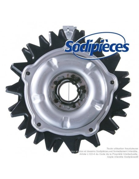 2 lames contre rotatives pour 2 dents pour Shindaiwa N° ASK-RW23A