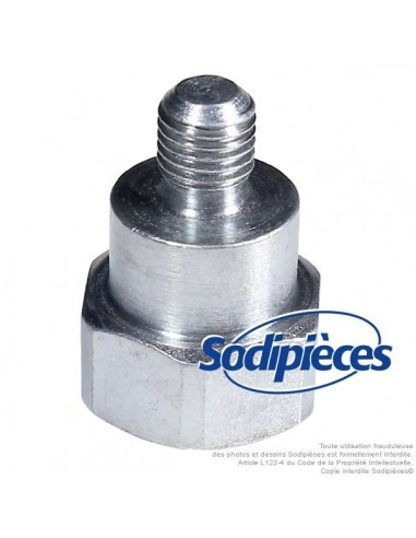 Adaptateur tête débroussailleuse Tecomec M10 x 1,25 LHM