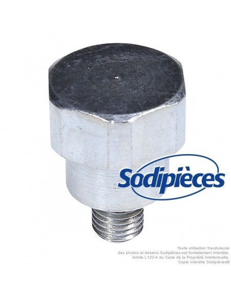 Adaptateur tête débroussailleuse Tecomec M10 x 1,25 LHM