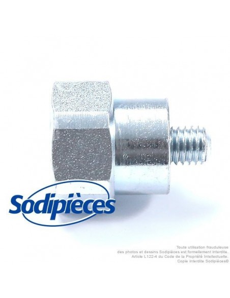 Adaptateur tête débroussailleuse Tecomec M8 x 1,25 LHM pour Emak