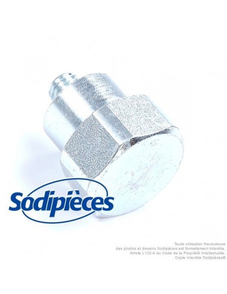 Adaptateur tête débroussailleuse Tecomec M8 x 1,25 LHM pour Emak