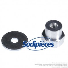 Adaptateur, rondelle tête débroussailleuse Easy Work Ø109 mm M8 x 1,25 RHF