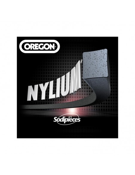 Fil Orégon Nylium carré. 3,75 mm x 100 m pour débroussailleuse