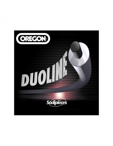 Fil Orégon Duoline rond. 2,4 mm x 90 m pour débroussailleuse