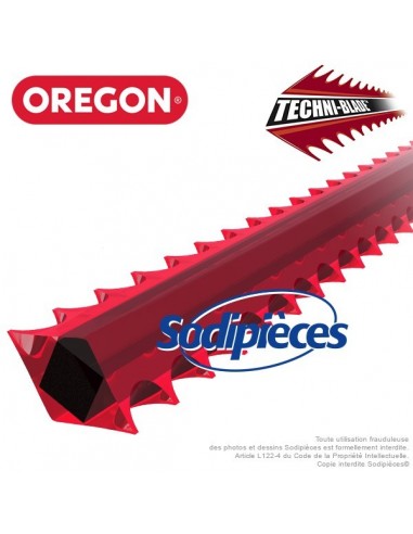 Fil Techni-Blade rouge Oregon. 7 mm. Tube de 155 brins