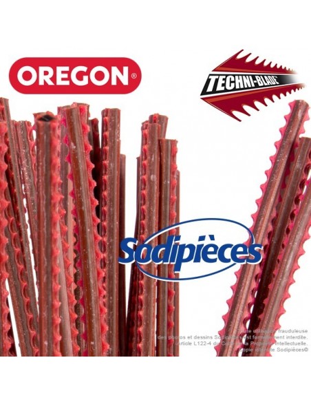 Fil Techni-Blade rouge Oregon. 7 mm. Tube de 155 brins