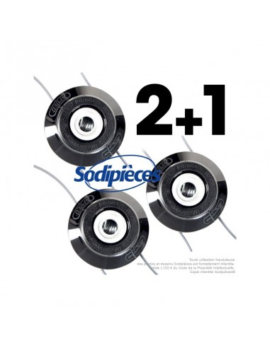 Tête débroussailleuse 2 fils Speed SF35. Universelle. 2 + 1 offerte