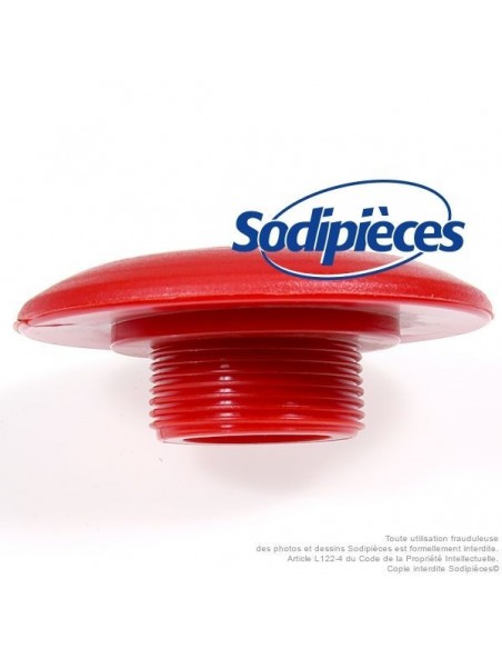 Bouton plastique Ø80 mm pour tête débroussailleuse manuelle Tecomec