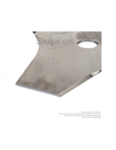 Lame 3 dents. Ø 250 mm. Al 25,4 mm. Ep 2 mm.