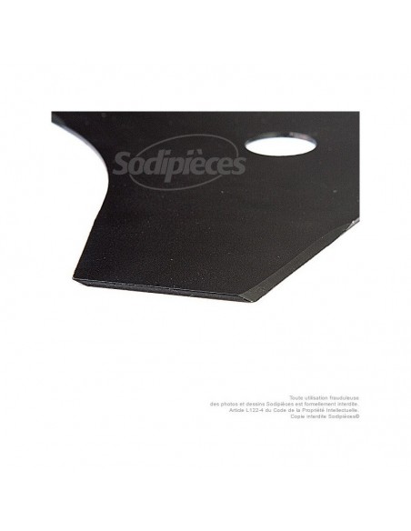 Lame 3 dents. Ø 280 mm. Al 25,4 mm. Ep 2 mm.