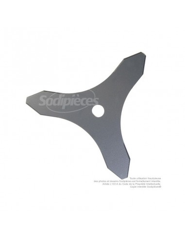 Lame 3 dents. Ø 300 mm. Al 20 mm. Ep 3 mm.