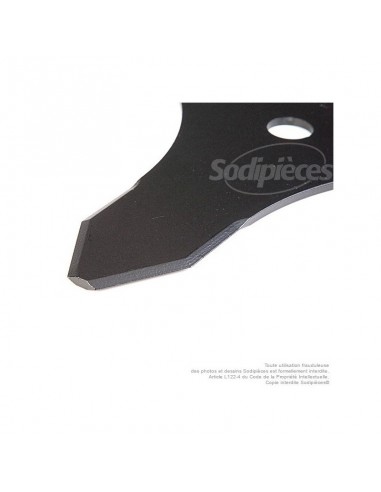 Lame 3 dents. Ø 300 mm. Al 20 mm. Ep 4 mm.