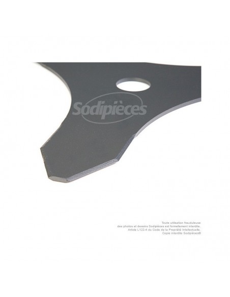 Lame 3 dents. Ø 300 mm. Al 25,4 mm. Ep 3 mm.