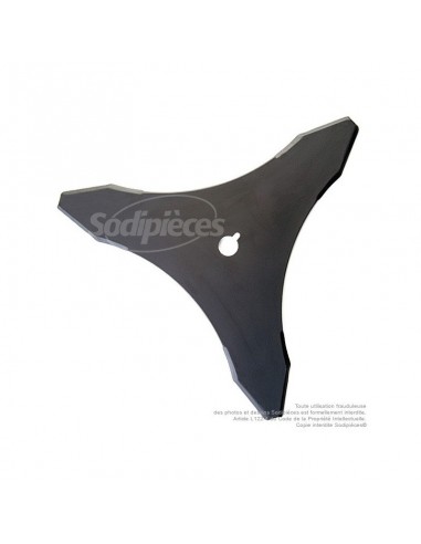 Lame 3 dents. Ø 350 mm. Al 20 mm. Ep 4 mm.