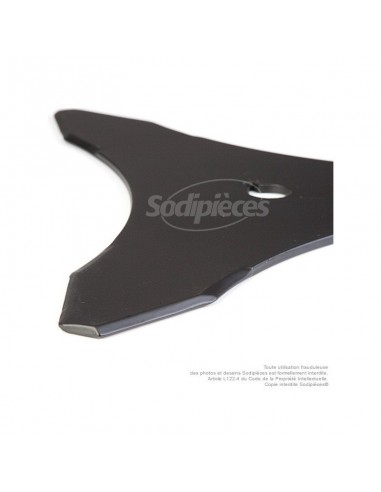 Lame 3 dents. Ø 350 mm. Al 20 mm. Ep 4 mm.