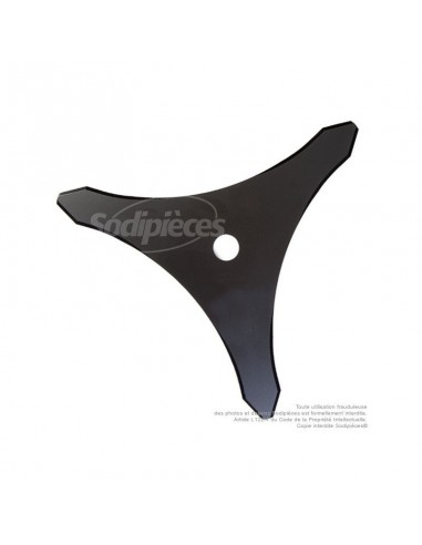 Lame 3 dents. Ø 350 mm. Al 25,4 mm. Ep 4 mm.