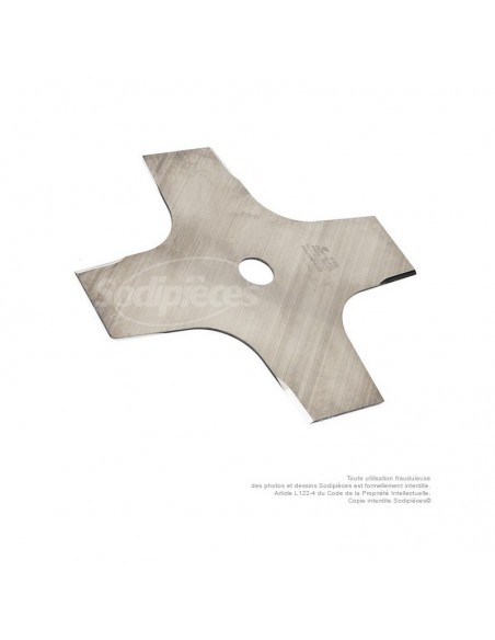 Lame 4 dents. Ø 250 mm. Al 25,4 mm. Ep 2 mm.