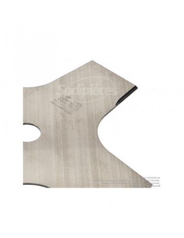 Lame 4 dents. Ø 250 mm. Al 25,4 mm. Ep 2 mm.