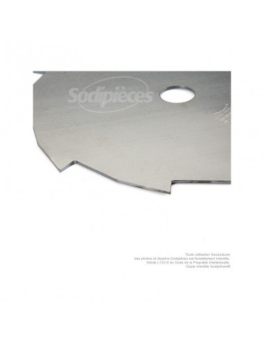 Lame disque 10 dents. Ø 250 mm. Al 25,4 mm. Ep 2 mm.