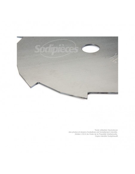 Lame disque 10 dents. Ø 250 mm. Al 25,4 mm. Ep 2 mm.