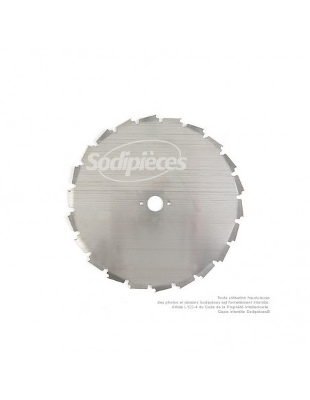 Lame disque 22 dents à gouges dentée Ø 225 mm. Al 20 mm. Ep 1,8 mm