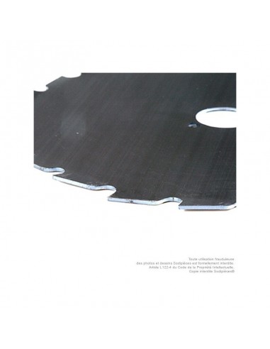 Lame disque 22 dents à gouges Ø 200 mm. Al 25,4 mm. Ep 1,6 mm