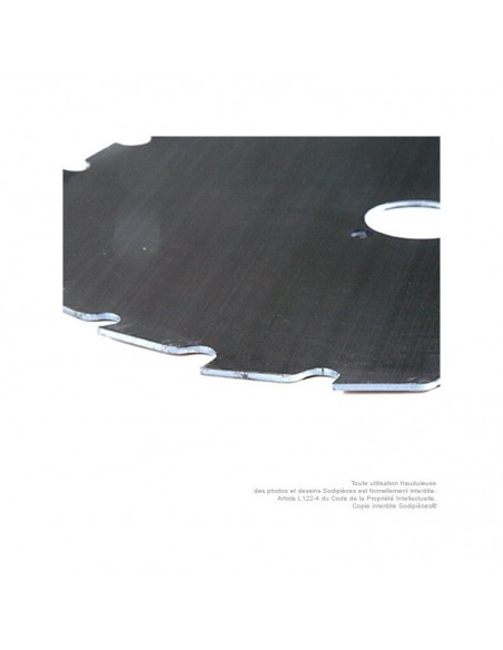 Lame disque 22 dents à gouges Ø 200 mm. Al 25,4 mm. Ep 1,6 mm