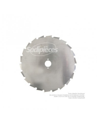Lame disque 22 dents à gouges Ø 225 mm. Al 25,4 mm. Ep 1,8 mm