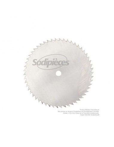 Lame disque 54 dents scie. Ø 250 mm. Al 20 mm. Ep 2 mm.