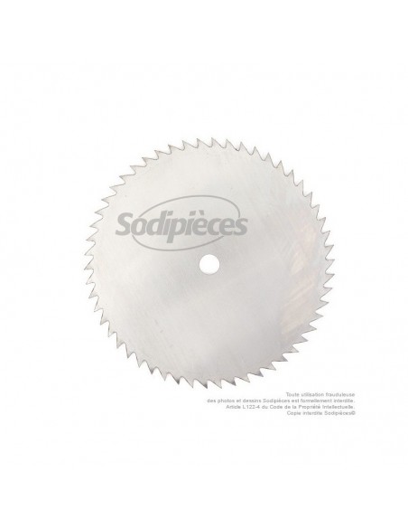 Lame disque 54 dents scie. Ø 250 mm. Al 20 mm. Ep 2 mm.