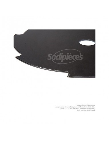 Lame disque 8 dents. Ø 255 mm. Al 25,4 mm. Ep 1,5 mm.