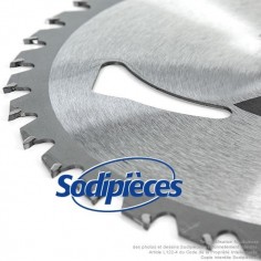 Lame disque carbure 36 dents tungstène Ø 230 mm. Al. 25,4 mm. Ep. 1,3 mm. 3 aérations 2