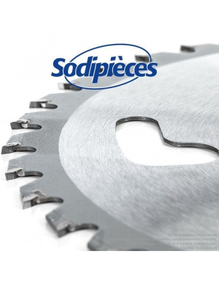 Lame disque carbure 36 dents tungstène Ø 230 mm. Al. 25,4 mm. Ep. 1,3 mm. 4 aérations