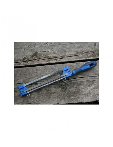 Porte lime affûteur Pferd. Lime 7 mm x 4,5 mm + Ø 5,5 mm