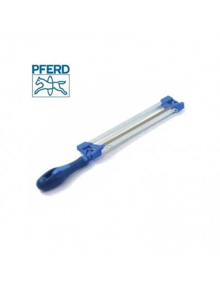 Porte lime affûteur Pferd. Lime carrée 7 x 4,5 mm + Ø 4 mm