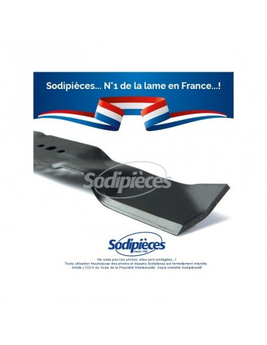 Lame tondeuse 45 cm. Al. 12,3 mm. Pour Husqvarna